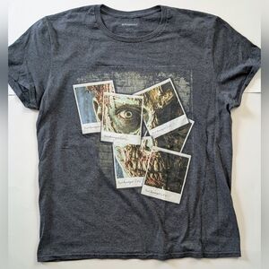 Polaroid Zombie Apocalypse Gray Graphic T-Shirt
